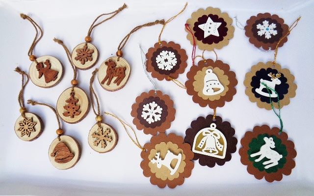 Vánoční ozdoby pro kostel v Neratově